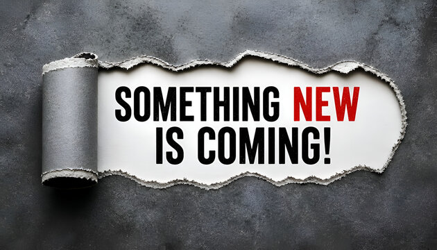 Handwriting text Coming Soon. Concept meaning something is going to happen in really short time
