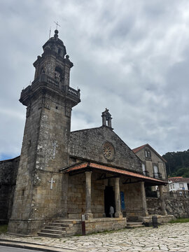 Historic Church in Muros, Galicia, Spain
