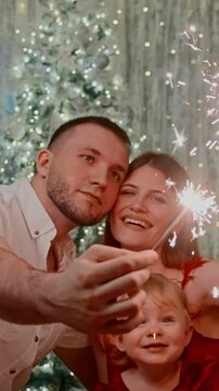 A Joyous Celebration: Family and Friends Gather Together, Sharing Moments of Laughter and Sparkles, Creating Cherished Memories in a Festive Atmosphere.