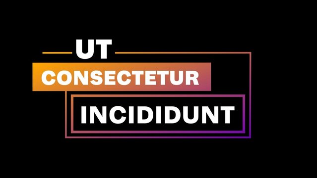 Variable Font_Snappy RGB Glitch Half Split Text Lower Third Animation 17