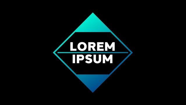 Variable Font_Snappy RGB Glitch Half Split Text Lower Third Animation 10