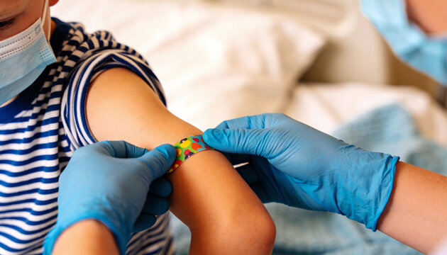 Healthcare professional examining newborn babys foot in hospital. Newborn care and pediatric health. Infant medical screening and wellness check. Early childhood healthcare.