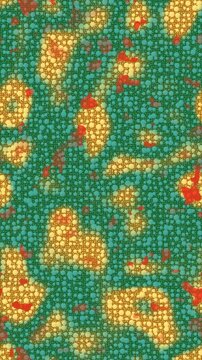 Seamless vertical pattern of colorful shifting chameleon skin scales texture