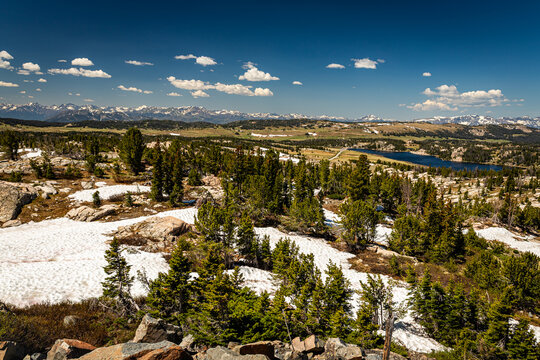 Alpine Lake along the Beartooth Highway