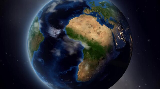 Earth Zoom In to Bendigo Australia Map Pin Animation