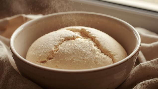 Masa de pan fermentando