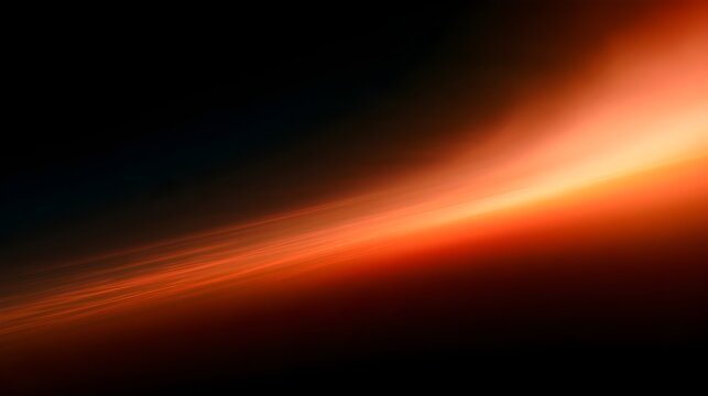 Sunset light leak overlay with vibrant orange glow