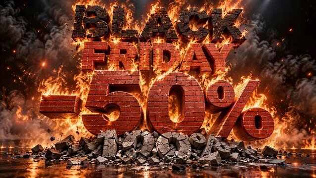 Ultimate November shopping clearance minus 50 percent off in realistic fire blast