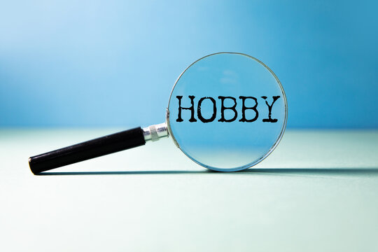 HOBBY word written on paper