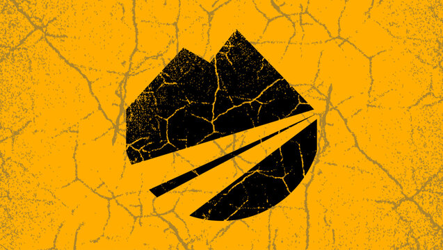 car in night  symbol, color vector illustration
