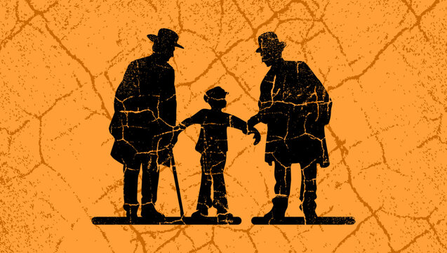 Oliver Twist symbol, color vector illustration