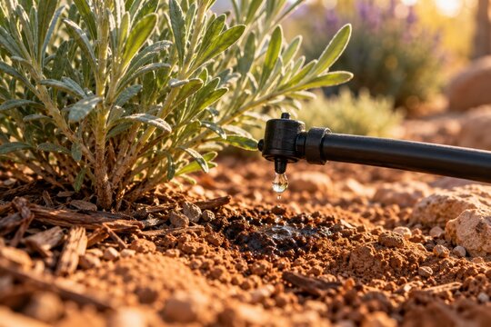 Drip Irrigation Emitter Watering Drought Tolerant Garden