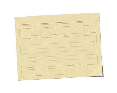 Blank vintage telegram form with red header rules and ruled boxes