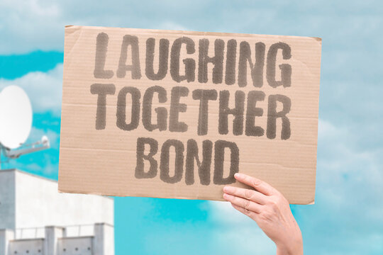 "Laughing together bond" Couples who giggle at the same things grow closer over time. LAUGHING. TOGETHER. BOND. COUPLES. GIGGLE.