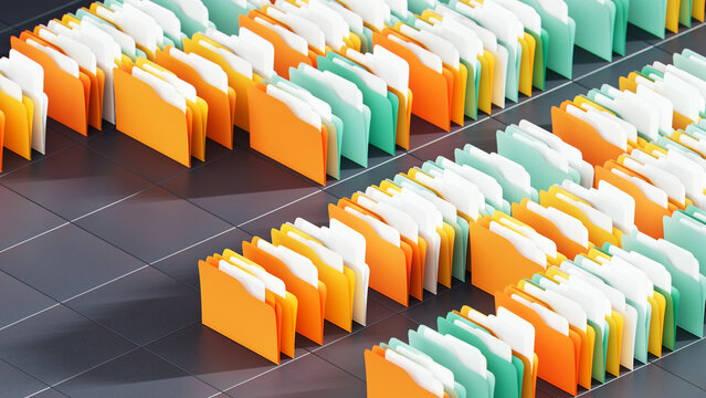 Financial Records with Copy Space