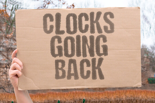 "Clocks going back" The extra autumn hour arrives, shifting mornings and evenings for everyone. CLOCKS. BACK. AUTUMN. HOUR. MORNINGS.