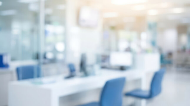 blur image background of hospital or clinic, clean empty for copyscape background 