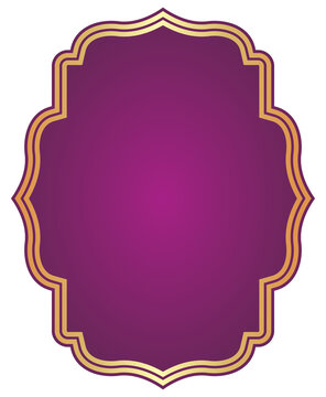 islamic frame design illustration