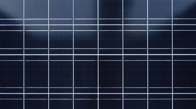 Photovoltaic cell abstract pattern. Blue solar panel grid texture background, clean sustainable renewable energy, electricity power