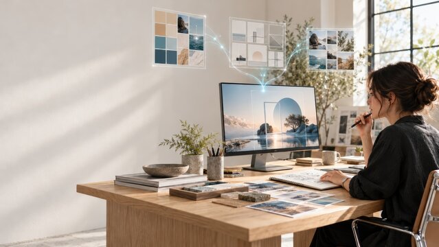 Art Director Using AI for Campaign Design