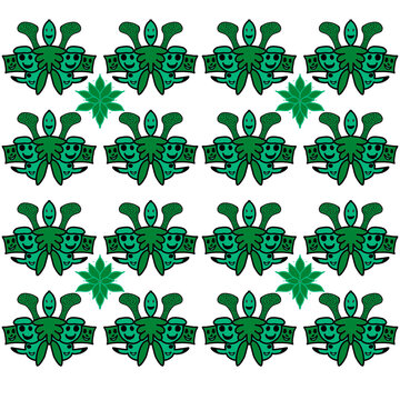 four leaf clover vector illustration