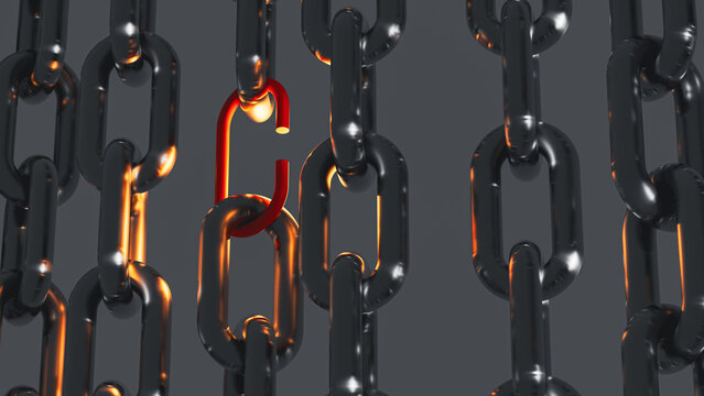 Broken Red Link Revealing a Critical Weakness