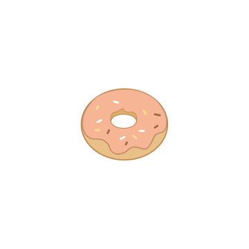 donut isolated on white