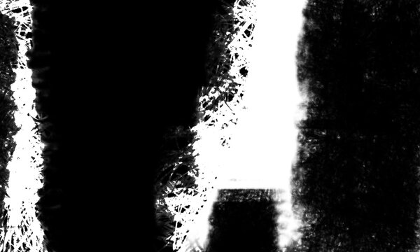 Abstract black and white grainy grunge texture with high contrast noise and distressed rough surface pattern for creative design